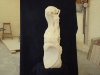 Siren carved in Portland limestone.